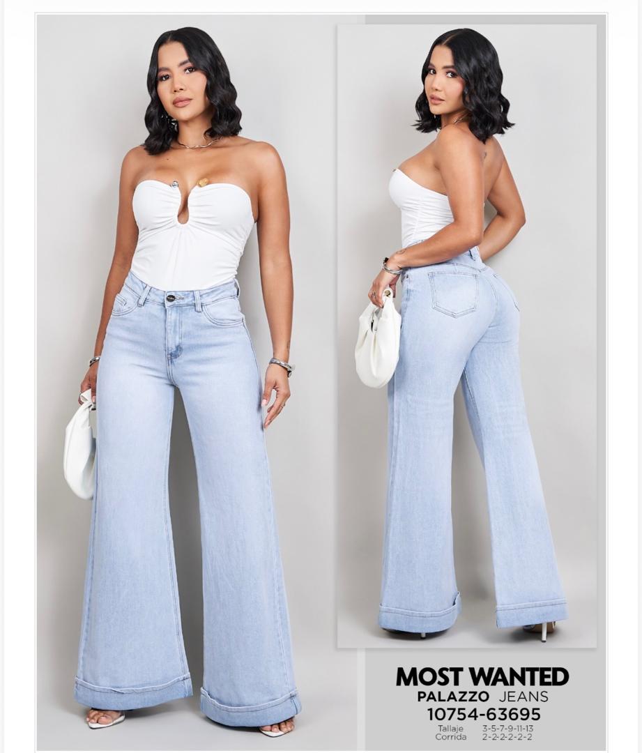 JEAN "MOST WANTED" PALAZZO - CRYSTAL SKY