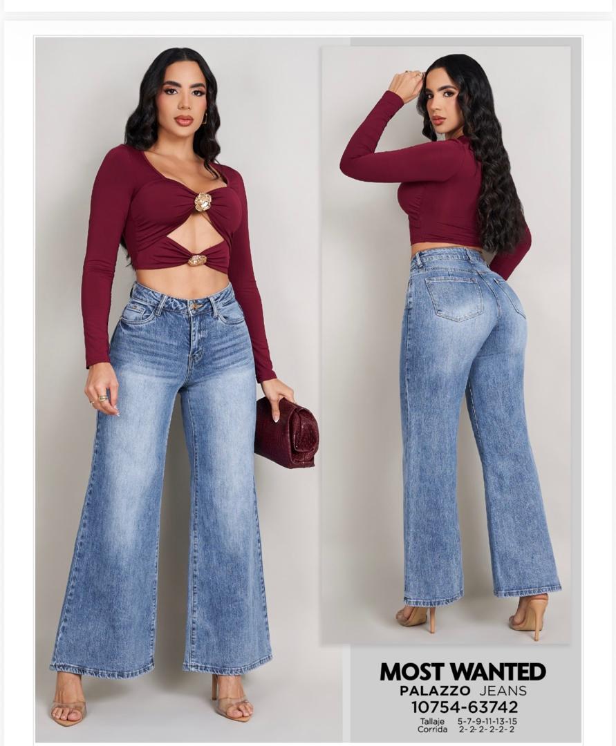 JEAN "MOST WANTED" PALAZZO - VINTAGE SHADOW