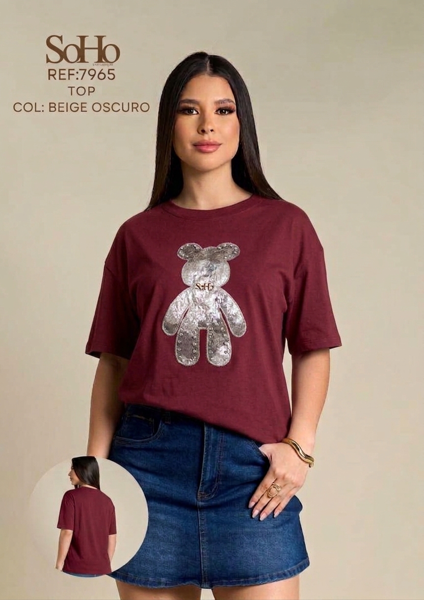 BLUSA "SOHO" - SILVER BEAR