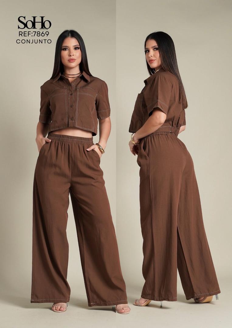 CONJUNTO "SOHO" STITCH CROP SET