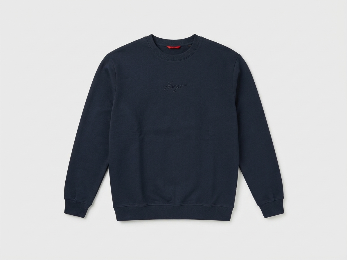 SWEATSHIRT "HUGO" EMBROIDERED SCRIPT MULTI-COLOR PACK (BLANCO, NEGRO, BEIGE, ROJO, GRIS, ROSA VIEJA)