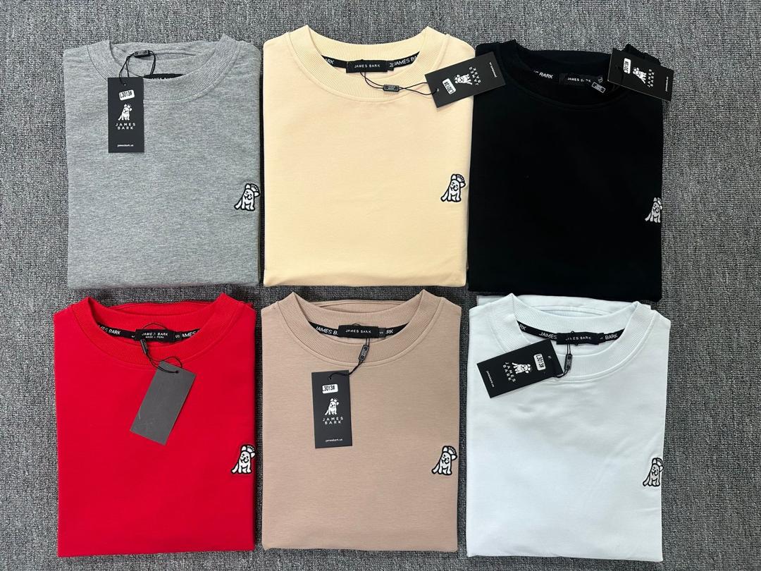 SWEATSHIRT "JAMES BARK" LITTLE DOG LOGO MULTI-COLOR PACK