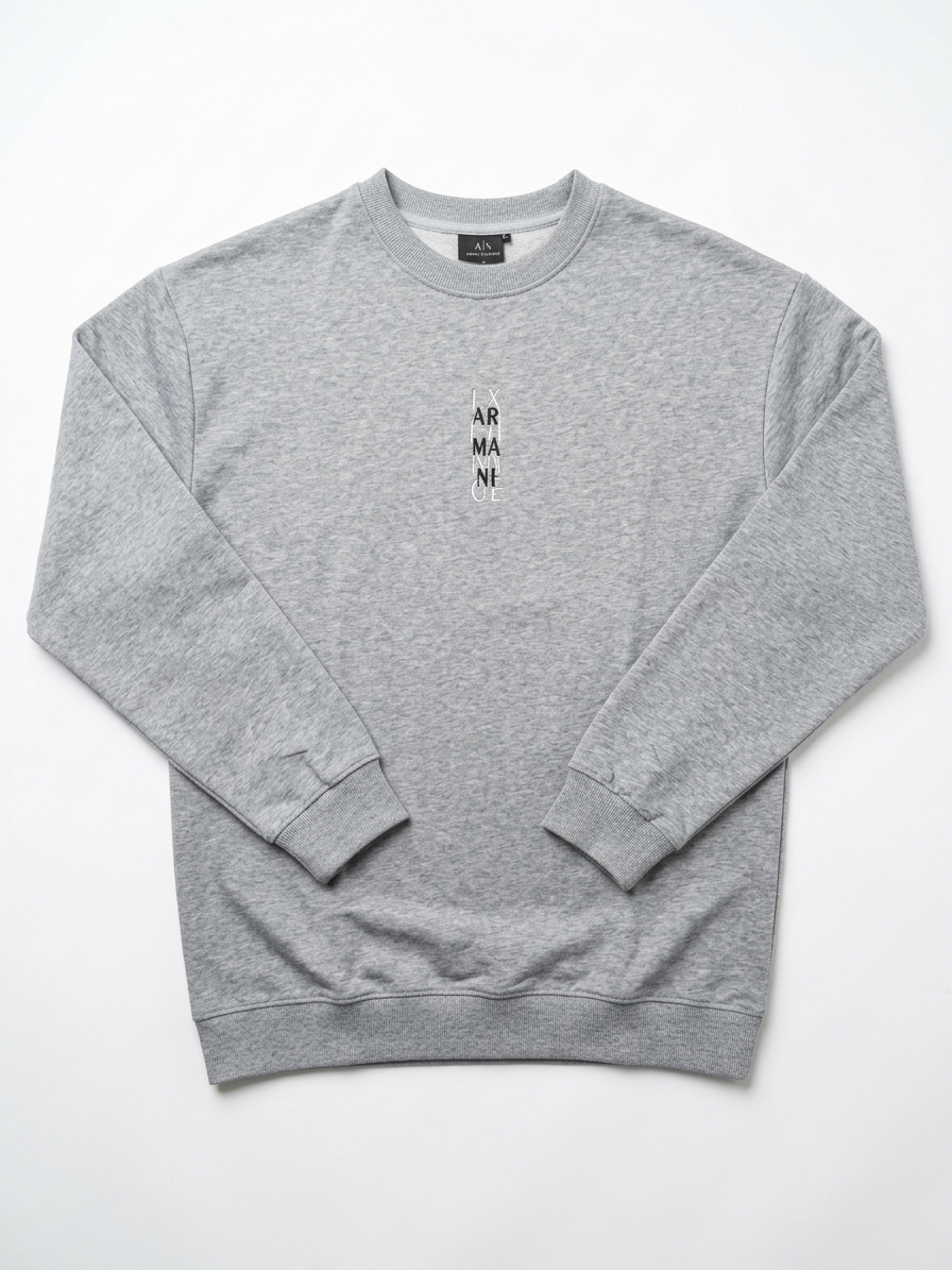 SWEATSHIRT "A|X ARMANI EXCHANGE" VERTICAL TYPOGRAPHY MULTI-COLOR PACK