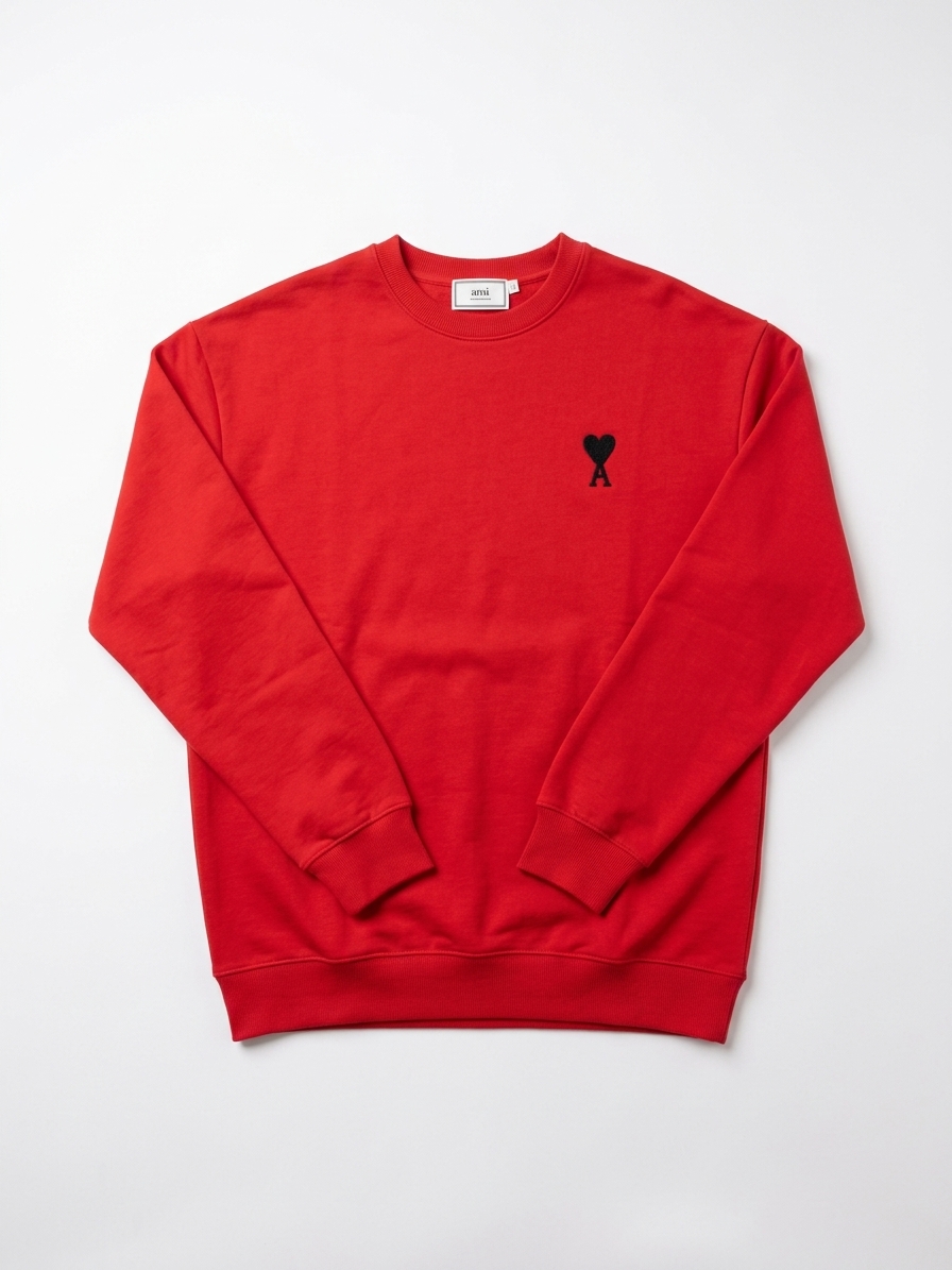 SWEATSHIRT "AMI PARIS" HEART LOGO MULTI-COLOR PACK