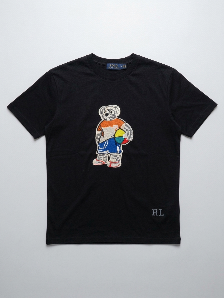 T-SHIRT "POLO RALPH LAUREN" ICONIC BEAR GRAPHIC PATCH MULTI-COLOR PACK