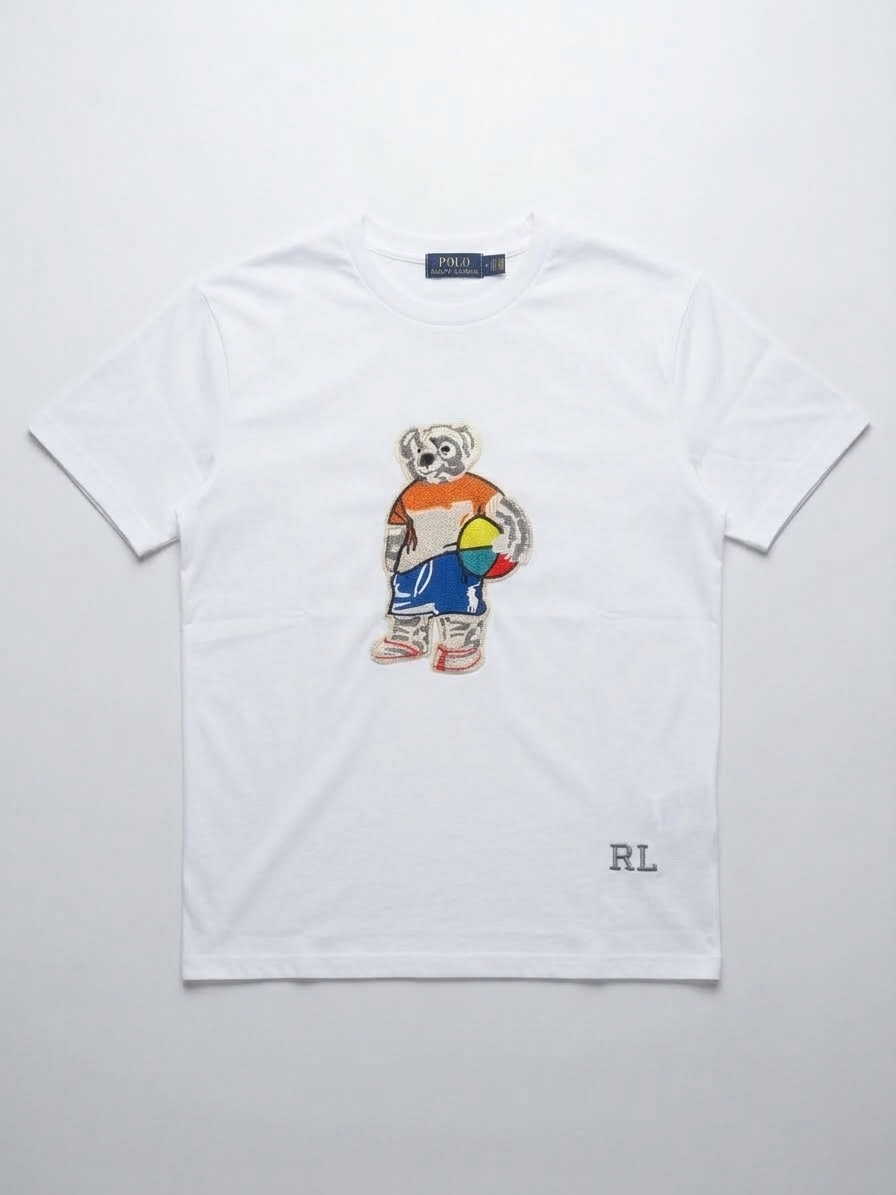 T-SHIRT "POLO RALPH LAUREN" ICONIC BEAR GRAPHIC PATCH MULTI-COLOR PACK