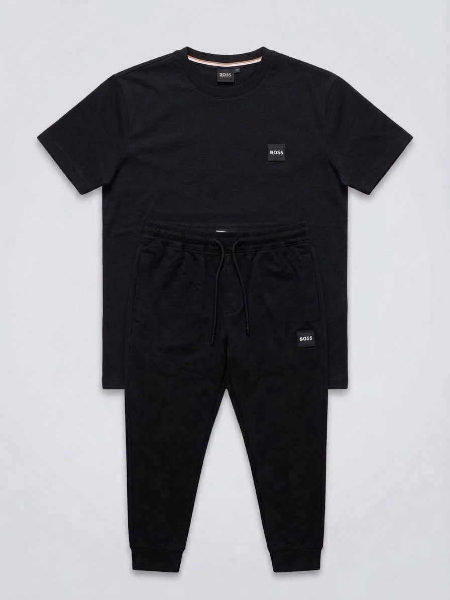 TRACKSUIT "BOSS" SHORT-SLEEVE T-SHIRT & JOGGER CASUAL SET
