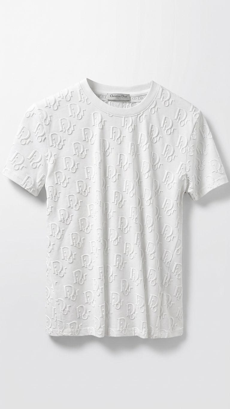 PACK DE PLAYERAS / REMERAS "DIOR MONOGRAM EMBOSSED" THREE-COLOR PACK