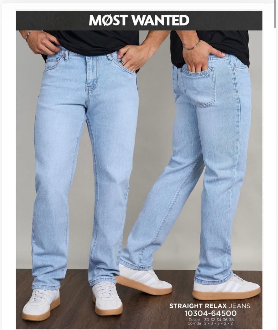 JEAN "MØST MEN" LIGHT WASH STRAIGHT RELAXED