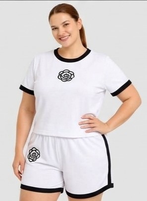 CONJUNTO DEPORTIVO "AISHA PLUS SIZE ROSE RINGER SET" MULTI-COLOR PACK