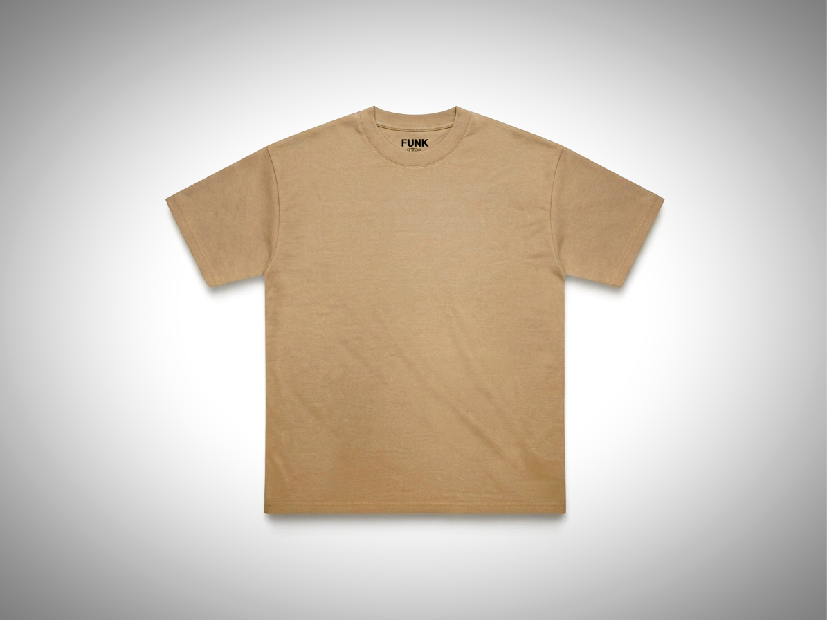 CAMISETA BÁSICA "FUNK OVERSIZED PLAIN TEE