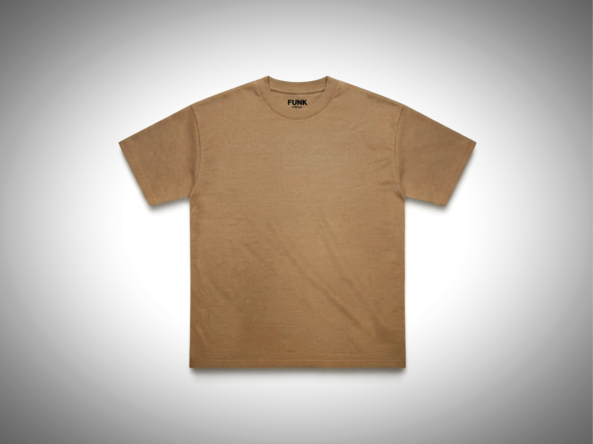 CAMISETA BÁSICA "FUNK OVERSIZED PLAIN TEE
