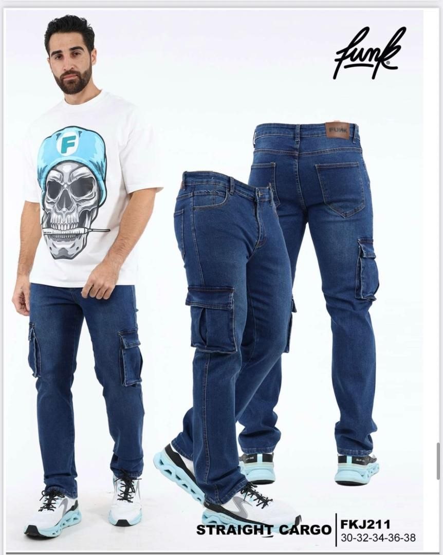 PANTALÓN JEAN CARGO "FUNK DEEP DENIM"
