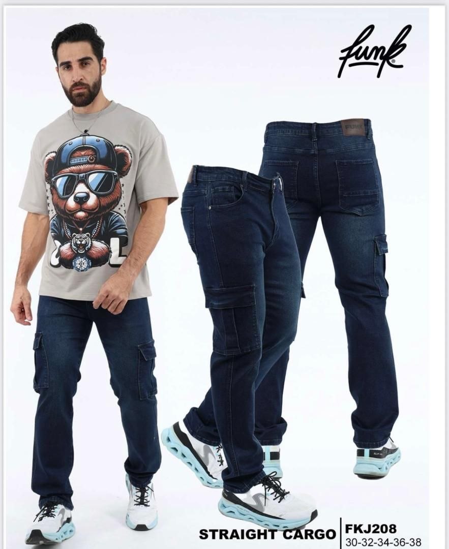 PANTALÓN JEAN CARGO "FUNK URBAN CANVAS"