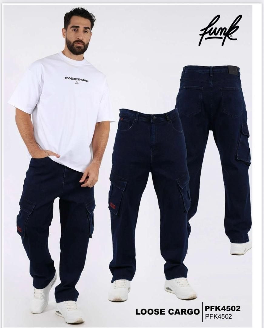 PANTALÓN JEAN LOOSE CARGO "FUNK NIGHT-DRIFT"
