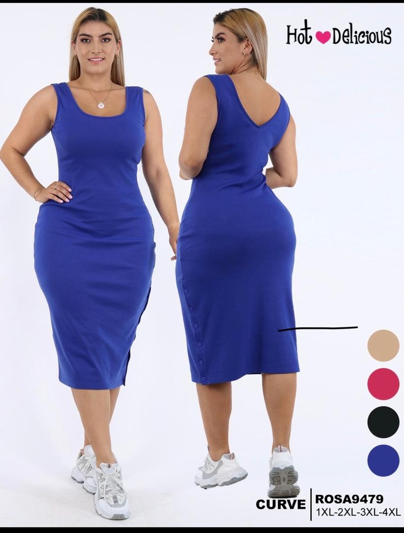 VESTIDO MIDI CURVE "HOT DELICIOUS"