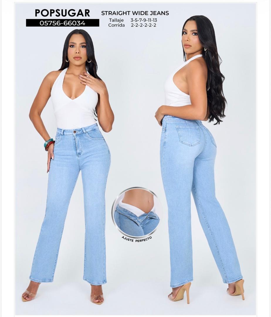 JEAN WIDE LEG "ICE CONTROL" STRAIGHT