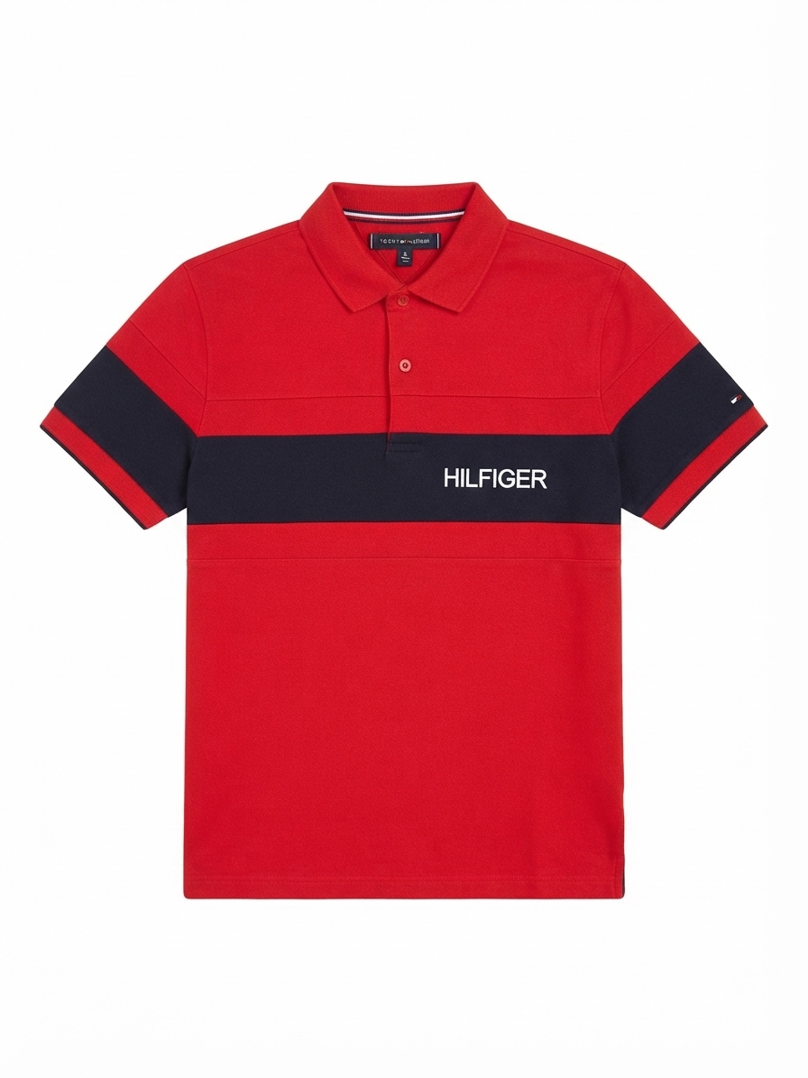 CHEMISE TOMMY "CHEST BAND NAVY"