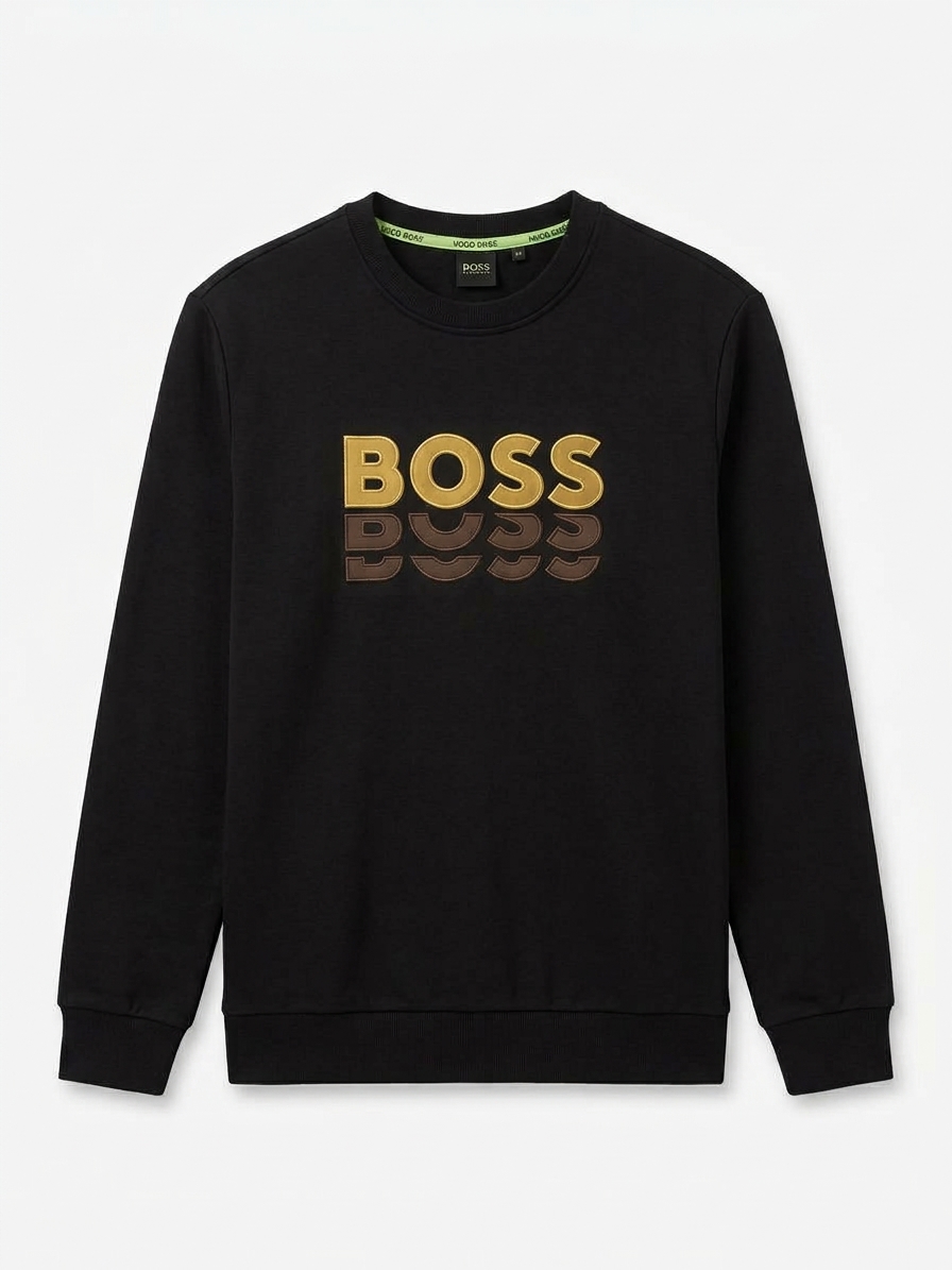SUDADERA / SUÉTER "MIRROR LOGO GOLD" CREWNECK