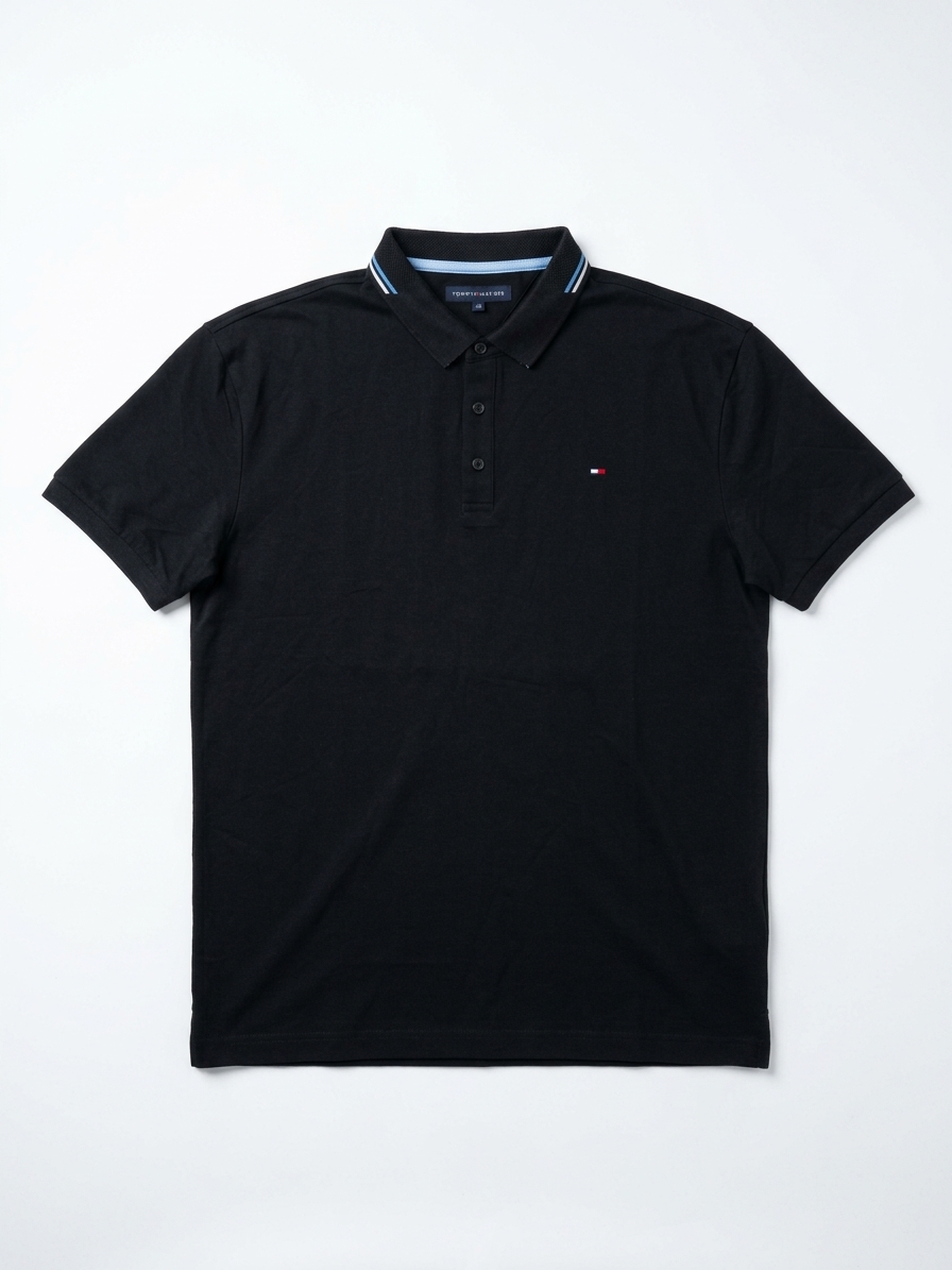 CHEMISE "FLAG EMBROIDERY TIPPED COLLAR"