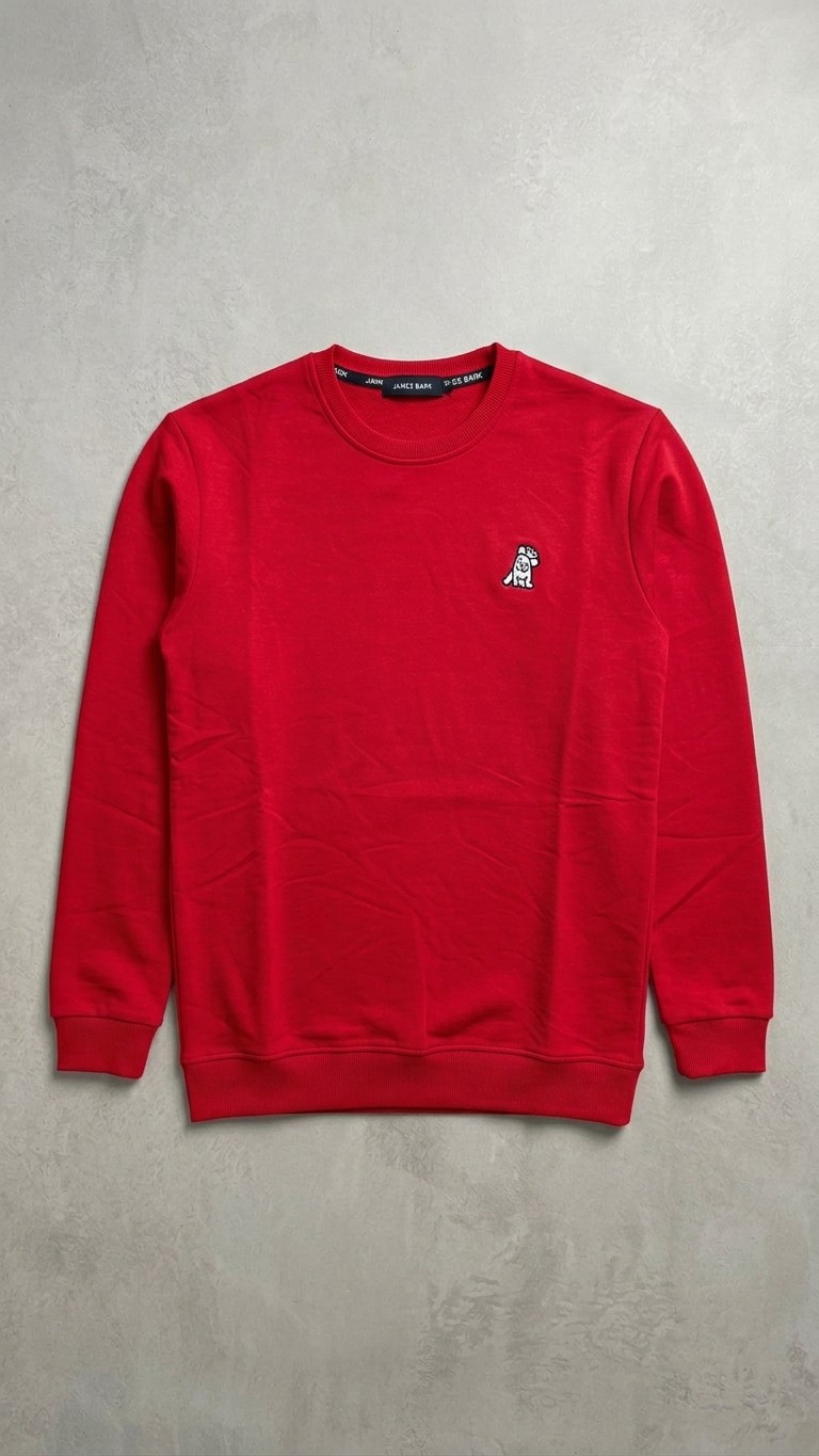 SUÉTER / FRANELA MANGA LARGA "MINIMAL DOG PATCH" SWEATSHIRT